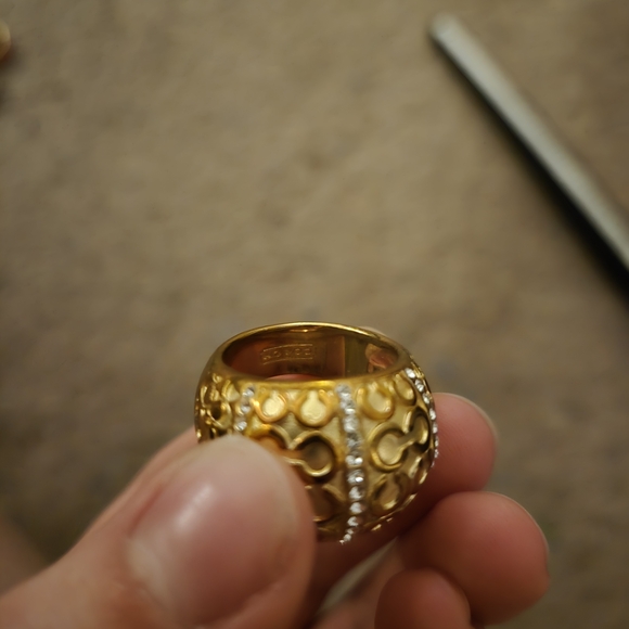 Coach Gold Ring - Picture 5 of 5